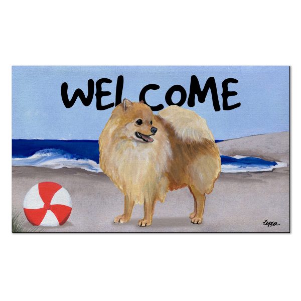 Pomeranian Welcome Mat Online now - Image 4