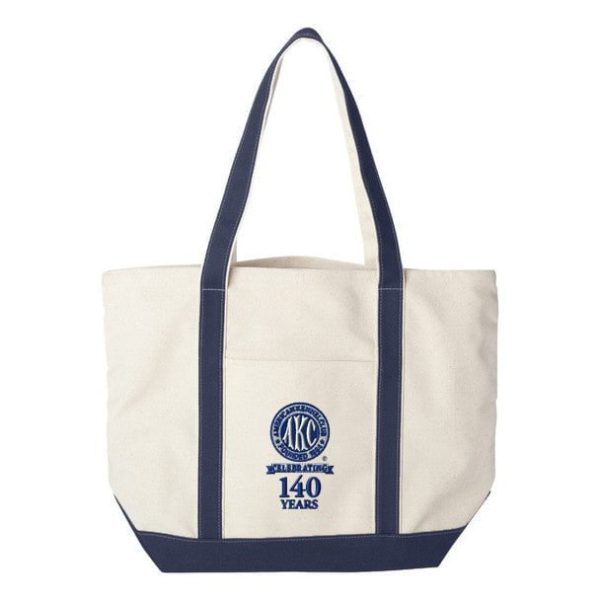 AKC 140th Anniversary  Embroidered Tote Bag For Sale