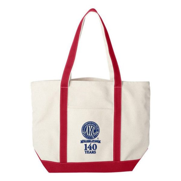 AKC 140th Anniversary  Embroidered Tote Bag For Sale - Image 3