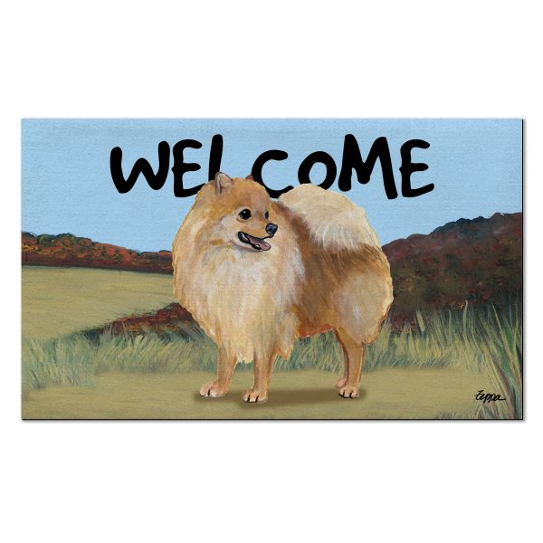 Pomeranian Welcome Mat Online now - Image 5