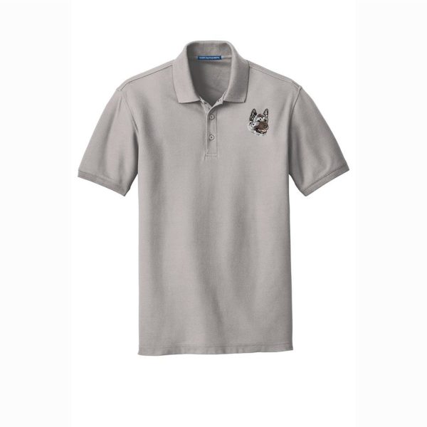 Akita Embroidered Men s Short Sleeve Polo on Sale - Image 3