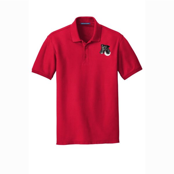 Smooth Fox Terrier Embroidered Men s Short Sleeve Polo Online Hot Sale - Image 4