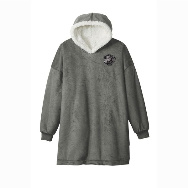 Curly-Coated Retriever Embroidered Wearable Blanket Supply - Image 4