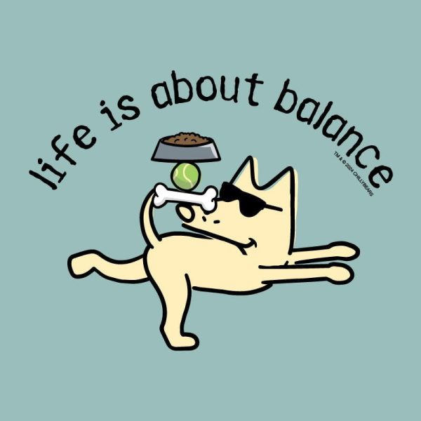 Life s About Balance - Sweatshirt Pullover Hoodie Cheap - Image 2