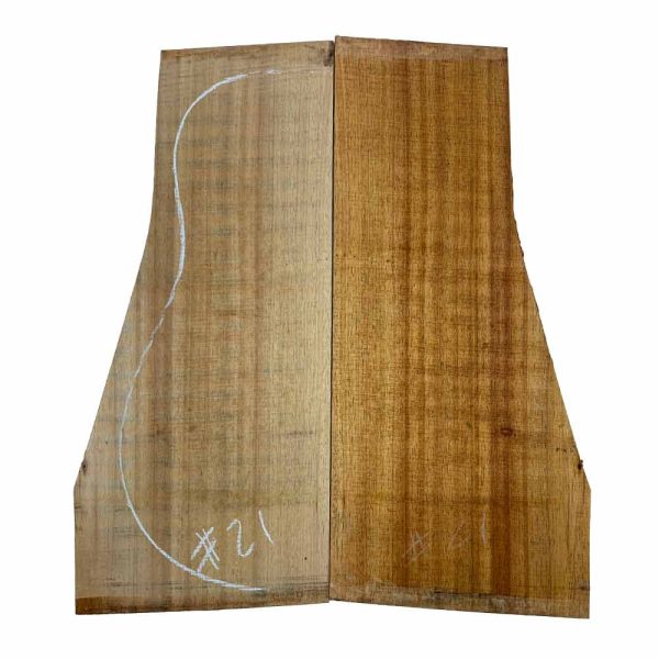 Acacia Dreadnought Guitar Back & Side Set #21 For Discount - Image 3
