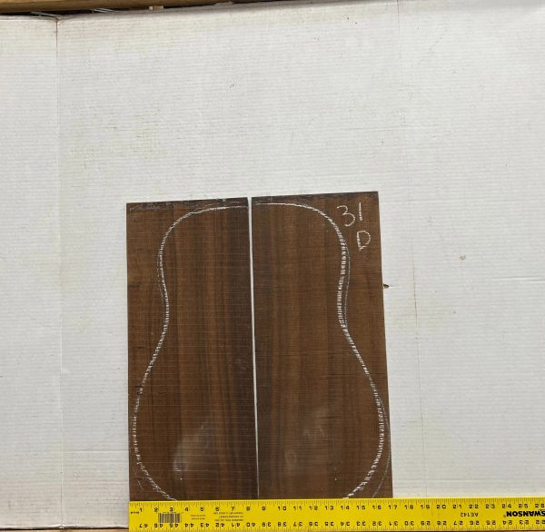 Indian Laurel Dreadnought Guitar Back and Side Set #31 Supply - Image 3