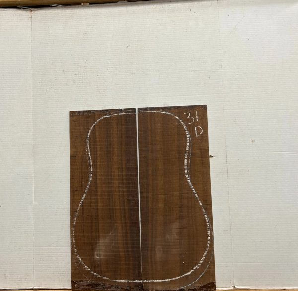 Indian Laurel Dreadnought Guitar Back and Side Set #31 Supply - Image 2