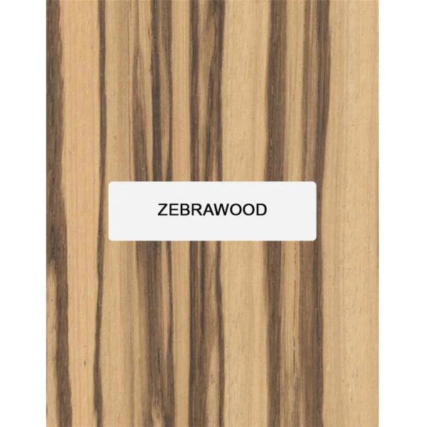 Zebrawood Wood Knife Blanks Knife Scales 5 x1-1 2 x1  Supply - Image 2