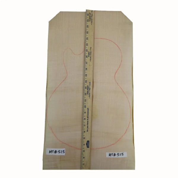 Flame Maple Carved-Solid Body Top for Electric Guitar #MT515  Shipping Sale - Image 3