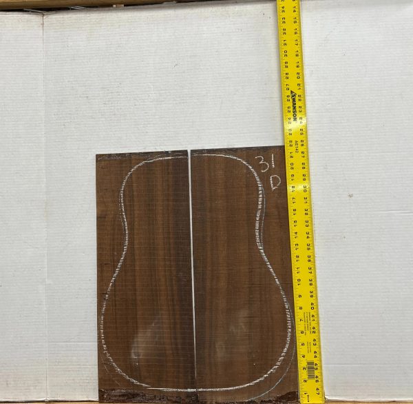 Indian Laurel Dreadnought Guitar Back and Side Set #31 Supply - Image 4