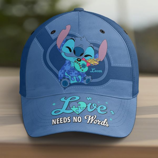 Personalized Gifts For Kids Autism Classic Cap 02natn190225 Love Needs No Words Online now - Image 2