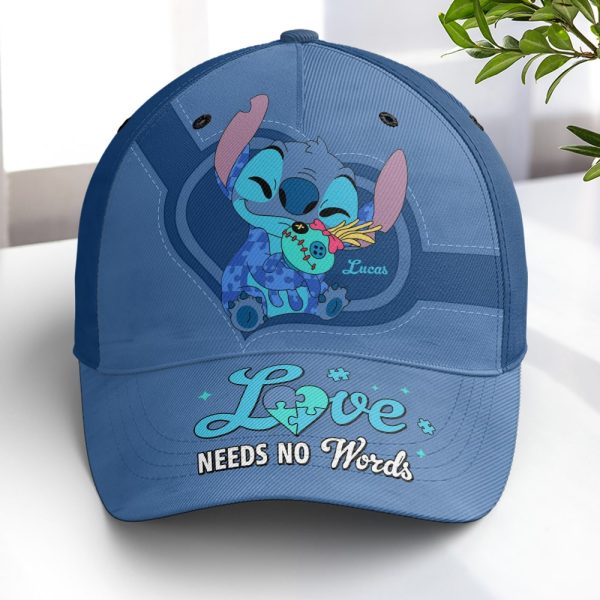 Personalized Gifts For Kids Autism Classic Cap 02natn190225 Love Needs No Words Online now